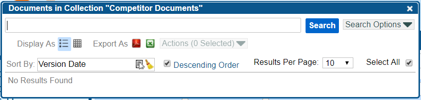 Documents in Collection 