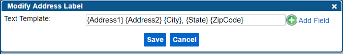 Modify [Custom Object Name] Label Window
