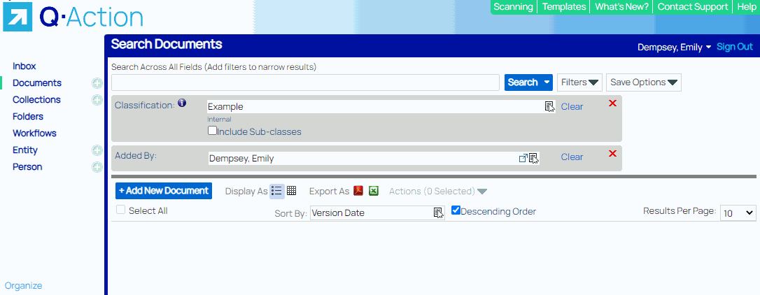 Saved Search Demonstration